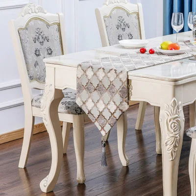 

Декоративная дорожка для стола Макраме Хаки