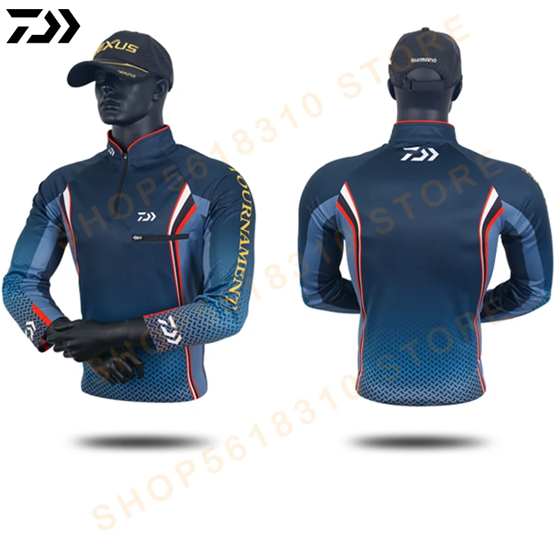 

Fishing Clothes Men Shirt Anti-UV Breathable Outdoor Sport Fishing Shirts Quick Drying Sun Protection Fishing Jersey