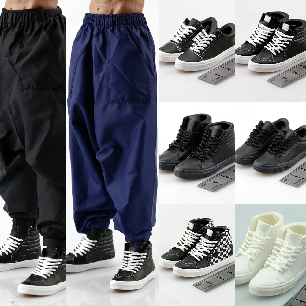 1/6 модная мужская одежда повседневные брюки в стиле хип-хоп уличные Свободные