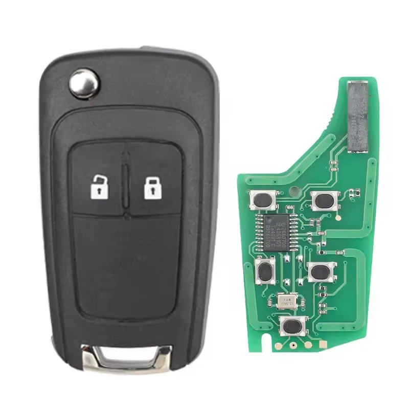 Фото Автомобильный ключ-брелок ChaoYue для Opel/Vauxhall Astra J, Corsa E, Insignia, Zafira C, Chevrolet Cruze, Aveo 315/434 МГц PCF7937E OHT01060512 №5