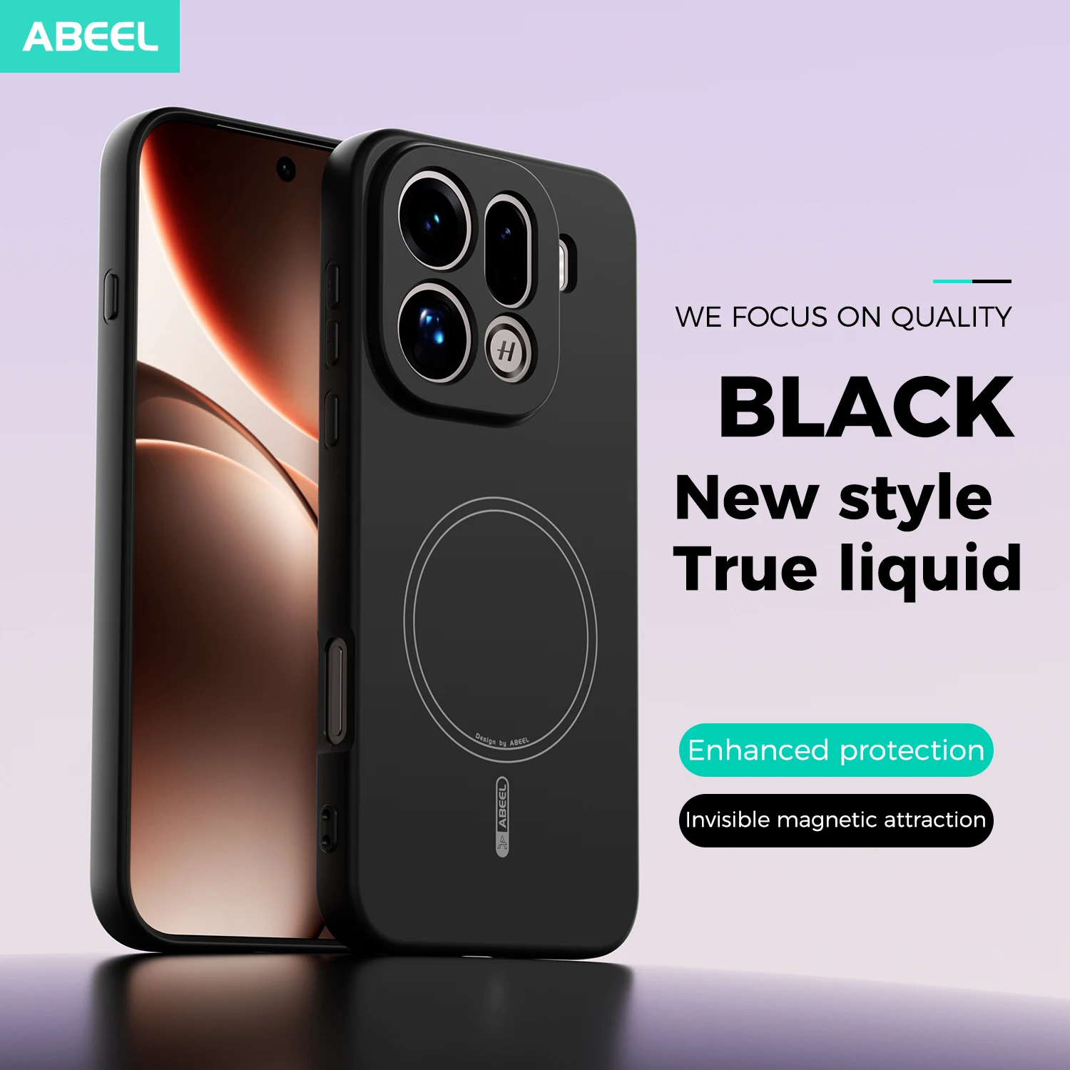 Фото Магнитный чехол из жидкого силикона Magsafe для Oppo Find X9 X8 Pro X9Pro Reno 14 14F, полностью защитный чехол для камеры, мягкий чехол из ТПУ №1