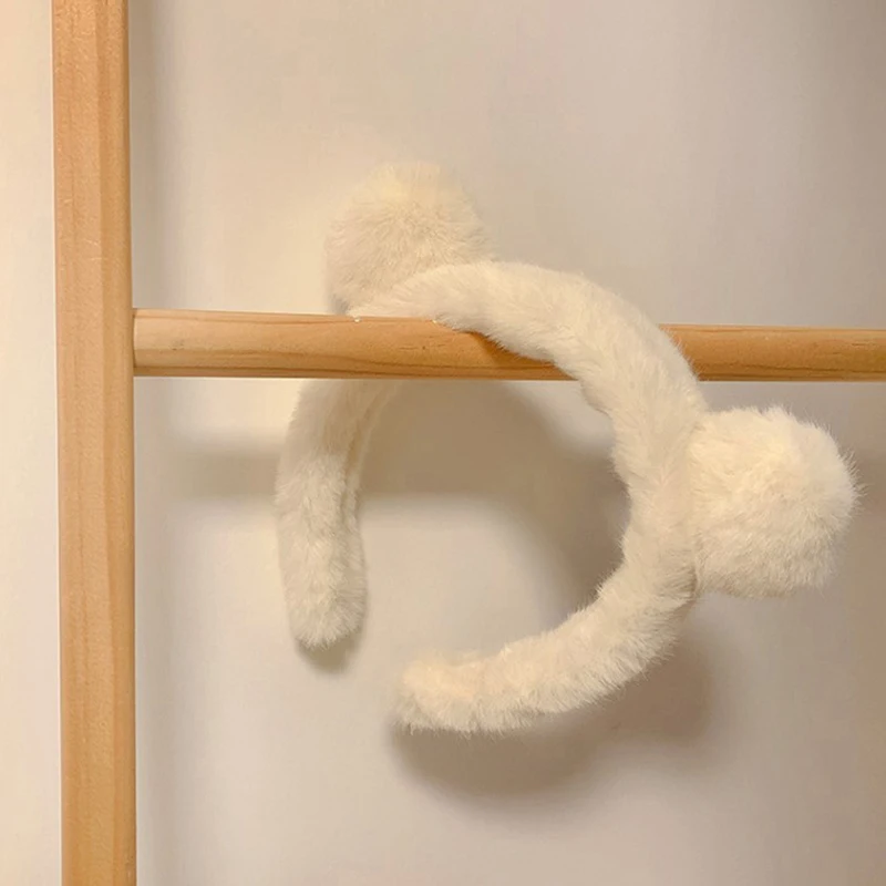 Детский обруч для волос с плюшевым медведем |