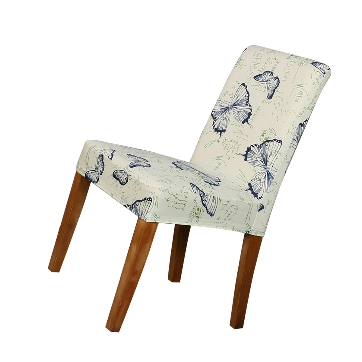 

Simple Elegant Dining Chair Cover Removable Washable Stretch Chair Slipcover Printing Chair Protector (Colorful Flying)