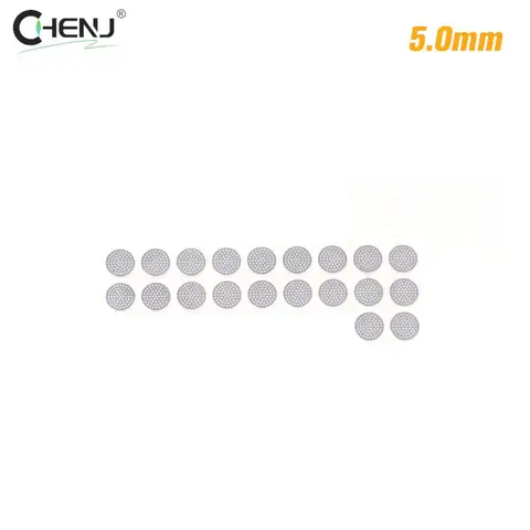 Пылезащитная сетка для наушников 4,0-5,0 мм, сетчатый фильтр для наушников-вкладышей, пылезащитный чехол, аксессуары для наушников, 20 шт.