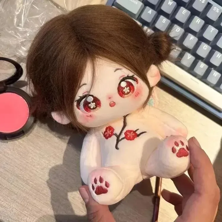 

Симпатичная плюшевая кукла Ху Тао из аниме, мягкая кукла, косплей, игра Genshin Impact, хлопковая нарядная кукла, плюшевая подушка, рождественский подарок