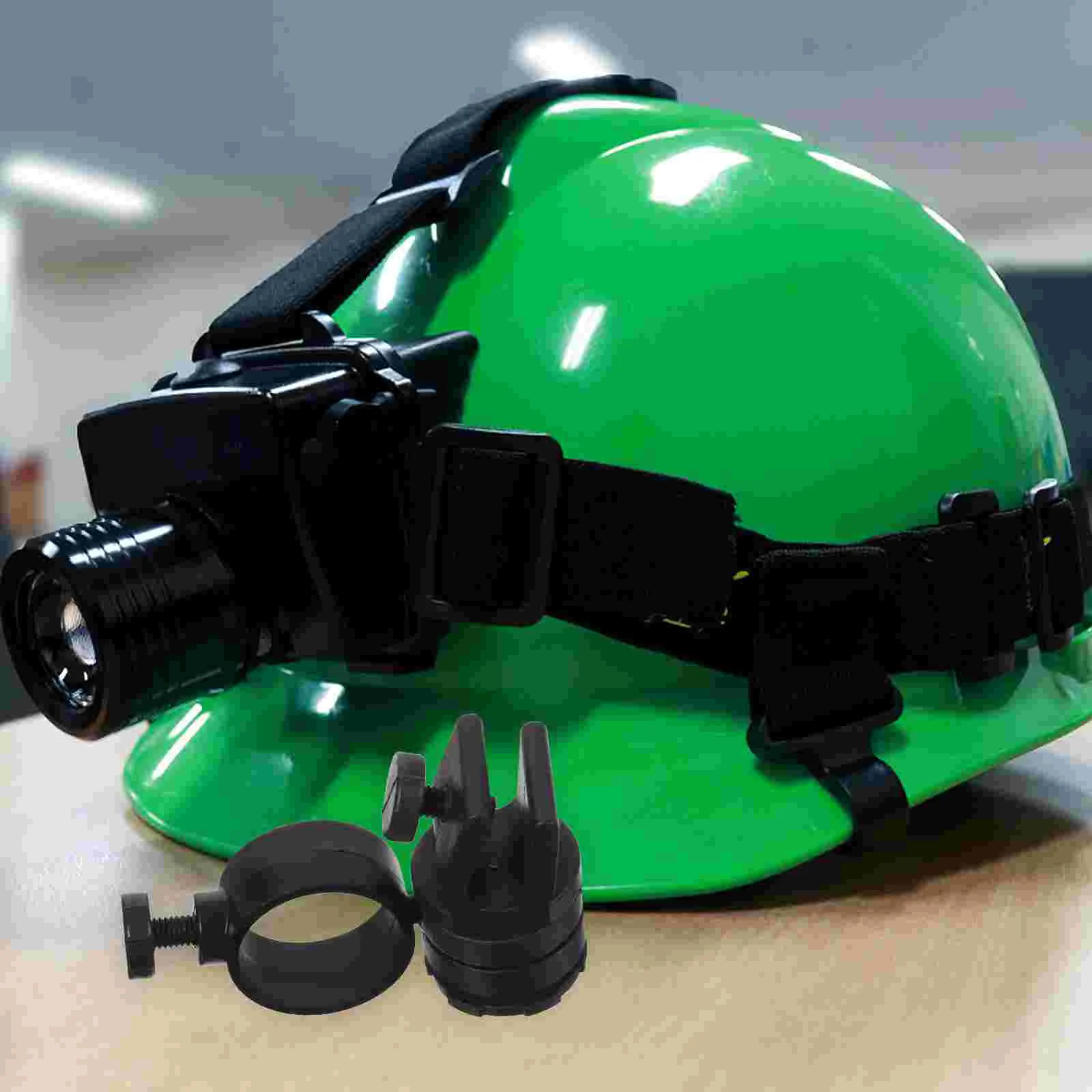 

Hard Hat Light Clip Clips Mount Mounting Flashlight Holder Head Band Headlamp Fire Headlight Side
