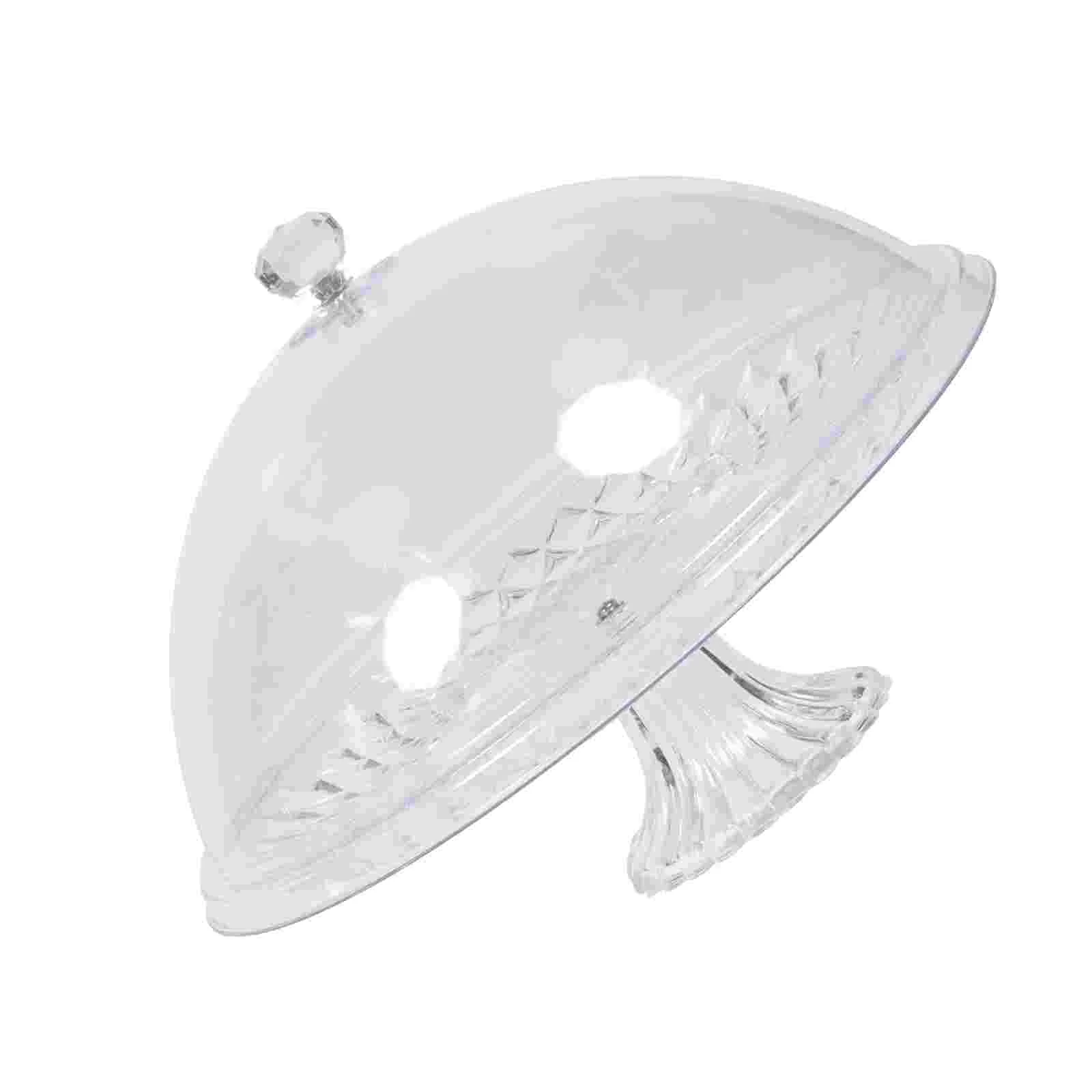 

Cake Dome Stand Cover Display Acrylic Lid Server Plate Platter Pie Pastry Clear Box Desert Serving Macaron Dessert Footed