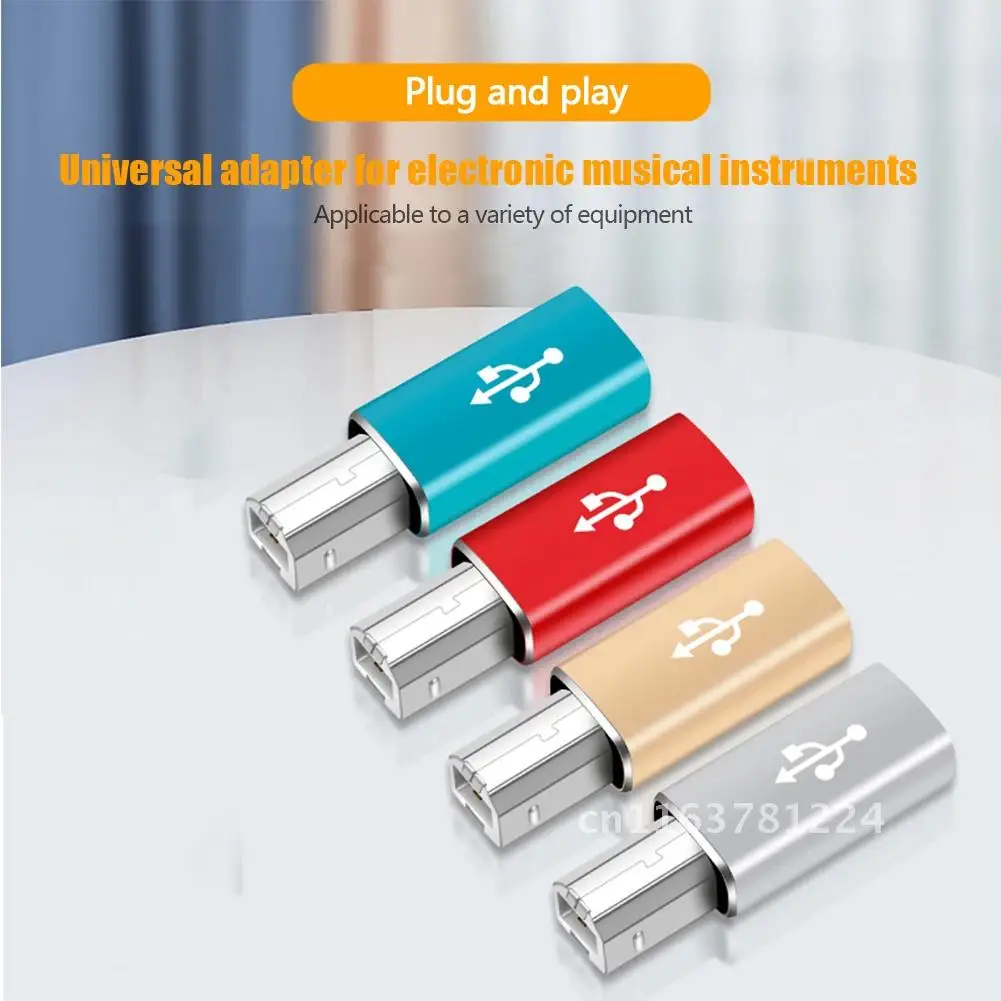 Переходник с USB Type C на B 2 0 миди-штекер OTG адаптер для принтера пианино