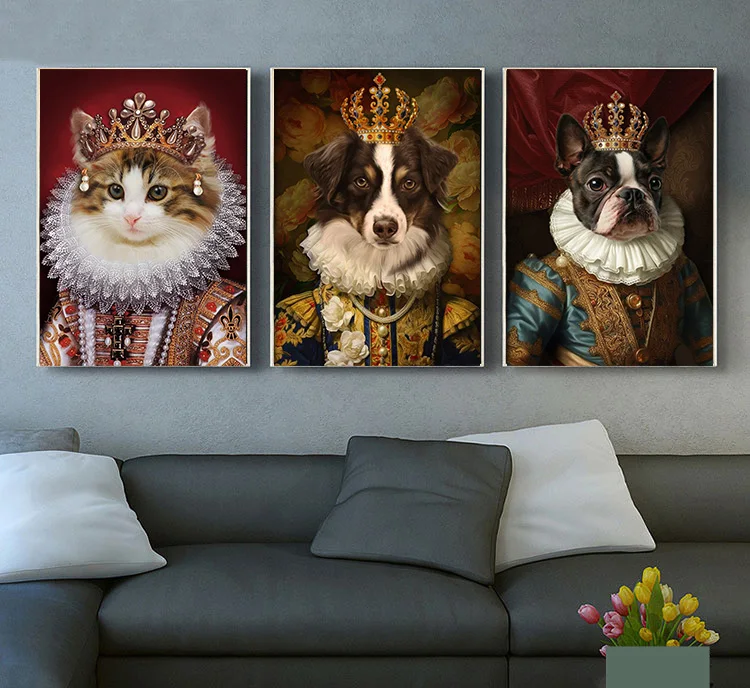 Винтажный постер с изображением животных