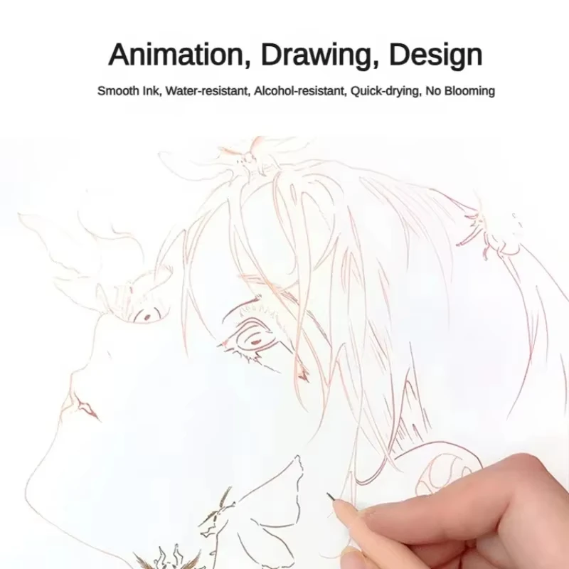 Фото Ручки для художественной каллиграфии Croma Micro Fineliner для принадлежностей для рисования художника, водонепроницаемые черные/коричневые/кожаные чернила для рисования, технические №4