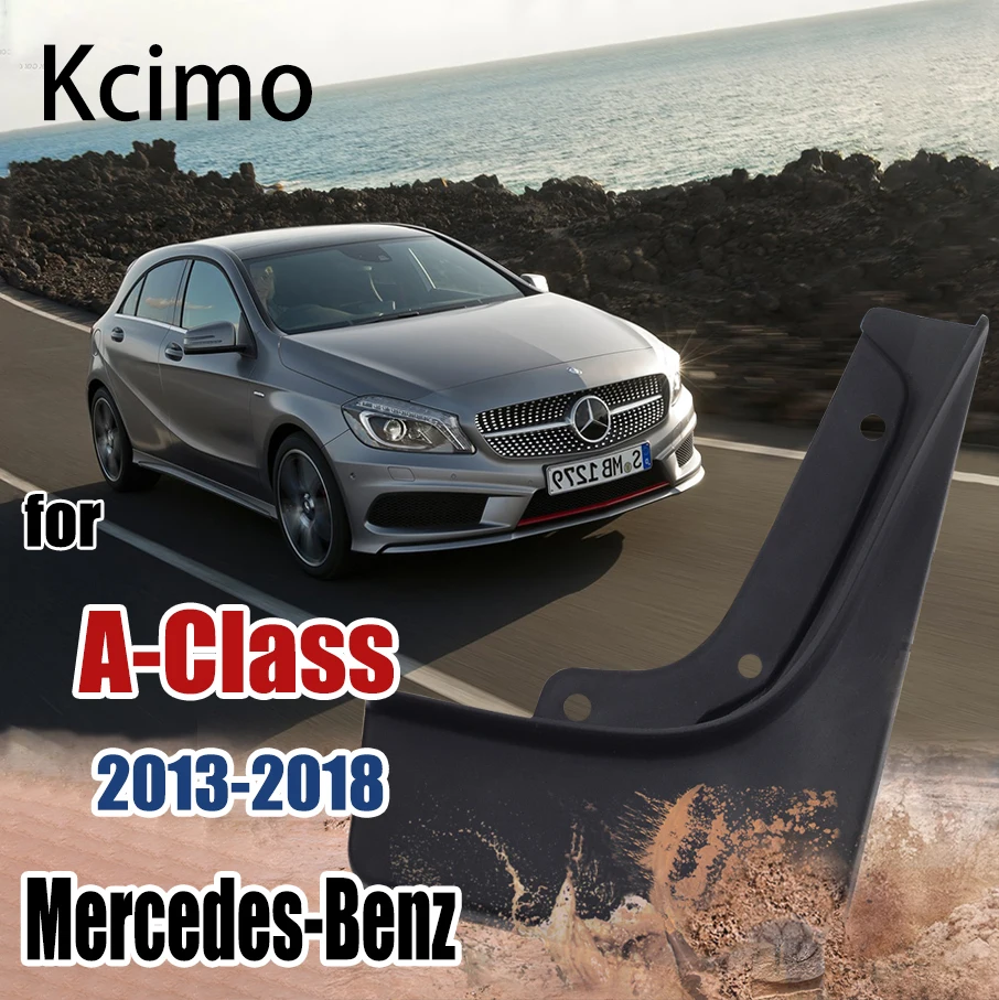 

Car Mudguards Mudflap For Mercedes Benz A-Class W176 2013~2018 Front Rear Wheels Splash Mud Guards Car Mud Flaps Accessories