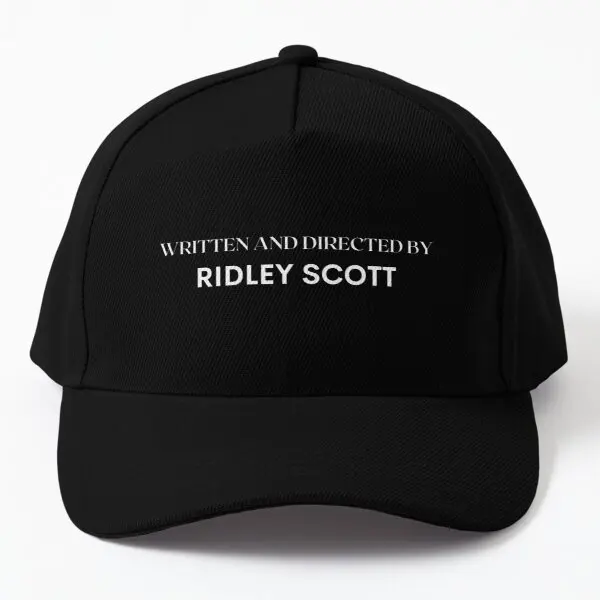 

Written And Directed By Ridley Scott Baseball Cap Hat Casquette Casual Solid Color Snapback Mens Women Sun Printed Black Summer
