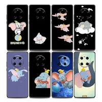 cute cartoon dumbo phone case for huawei y6 y7 y9 2019 y6p y8s y9a y7a mate 10 20 40 pro lite rs soft silicone case