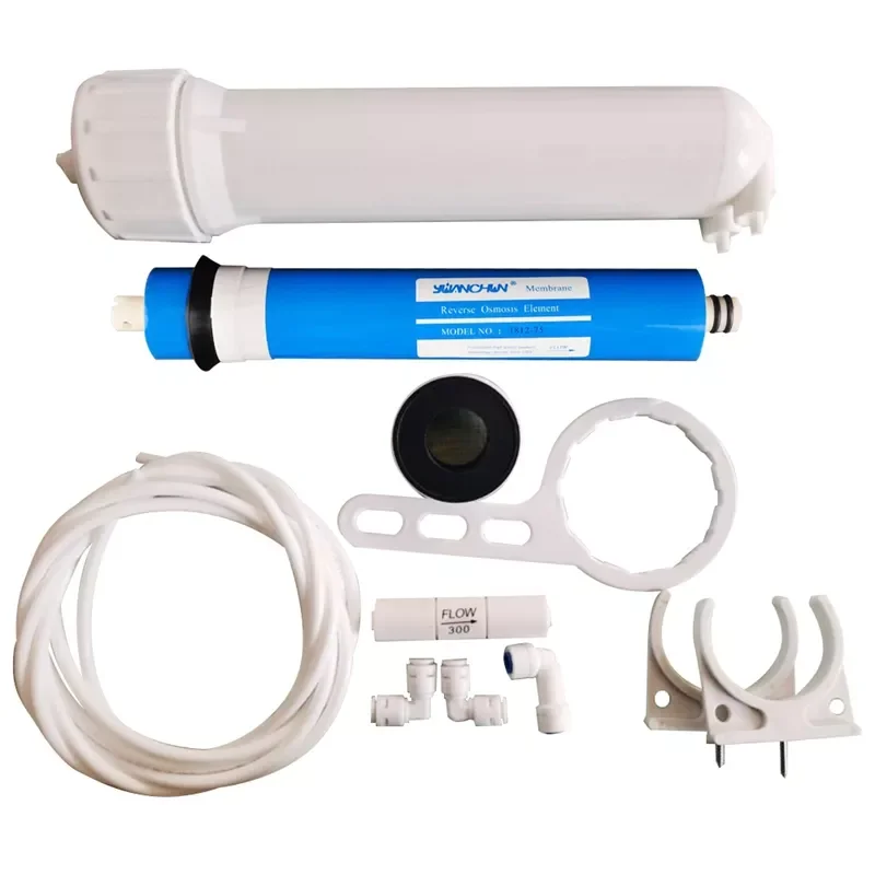 

75Gpd Vontron RO Membrane + 1812 RO Membrane Housing + Reverse Osmosis Water Filter System Parts