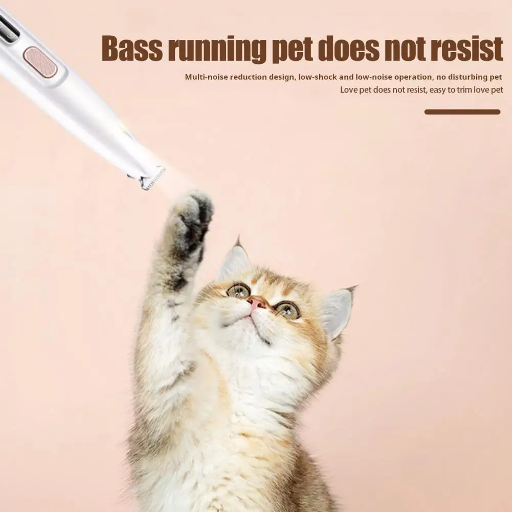 Триммер для кошек с светодиодный перезаряжаемые машинки стрижки волос котят