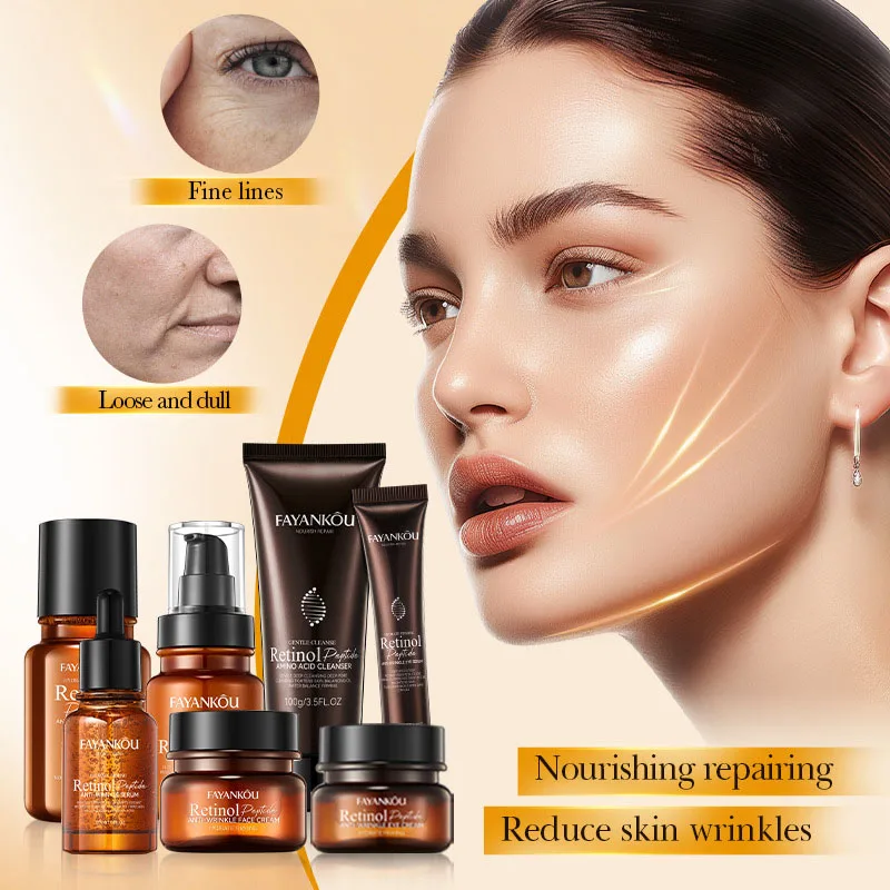 Набор пептидов для ухода за кожей ретинола средство против морщин старения