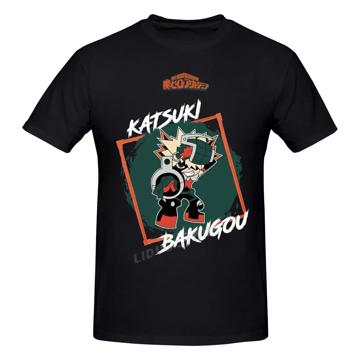 Моя геройская Академия KATSUKI BAKUGOU CHIBI Boku No Hero Япония аниме футболка одежда