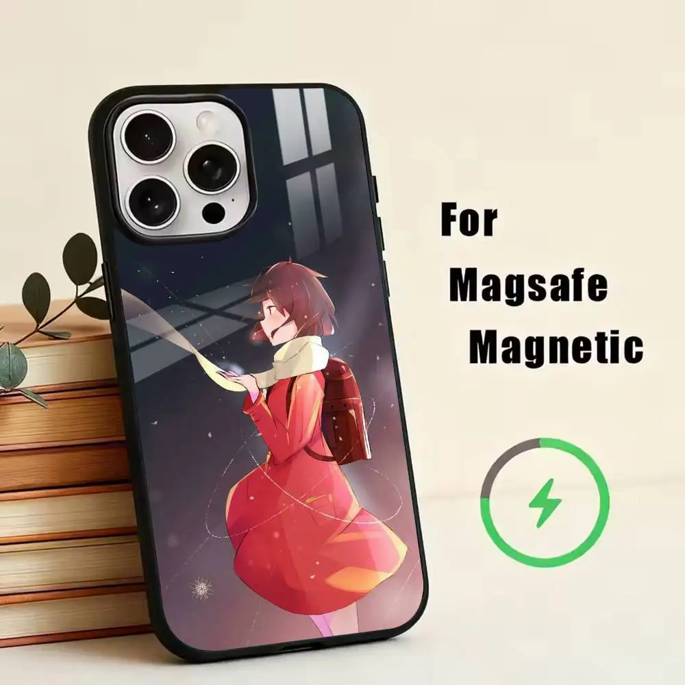 Фото Чехол E-Erased для iPhone 17, 16, 15, 14, 13, 12, 11 Plus, Pro, магнитный, для беспроводной зарядки MagSafe №5