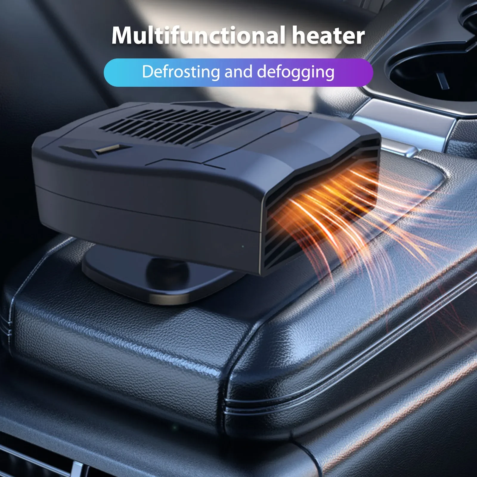 

Heater for Auto Car Heater Car Warm Air Blower Electric Fan Windshield Defogging Demister Defroster Portable Car Heating