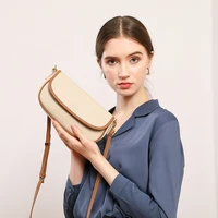 genuine cow leather women new small saddle bags versatile patchwork design leather shoulder messenger bags for women 1956