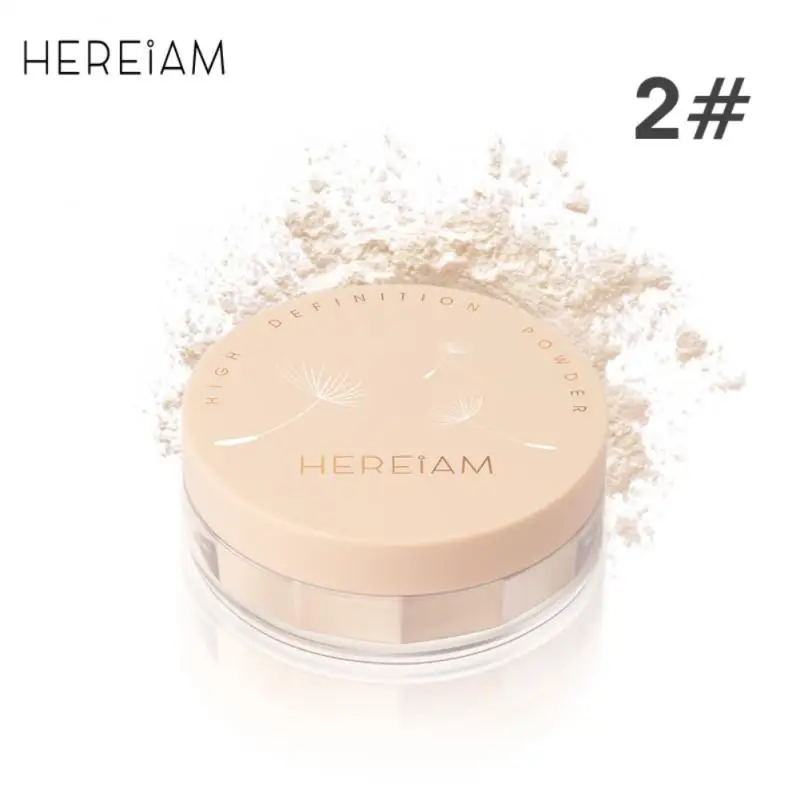 

Lightweight Loose powder makeup empty invisible pores do not remove makeup Oil control Matte Setting Professional With Puff