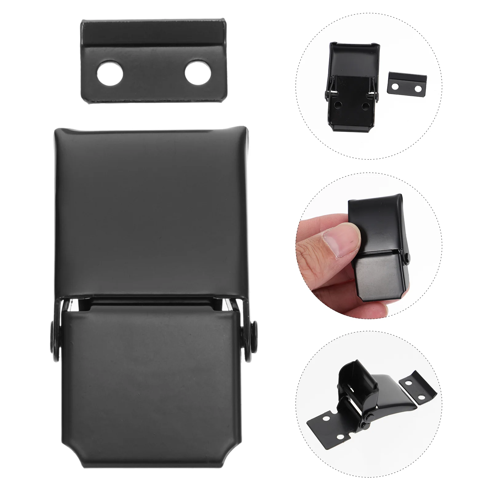 

Lock Loaded Catch Hasp Spring Toggle Buckle Box Clamp Draw Latches Case Clamps Stainless Steel Luggage Clip Trunk Suitcase