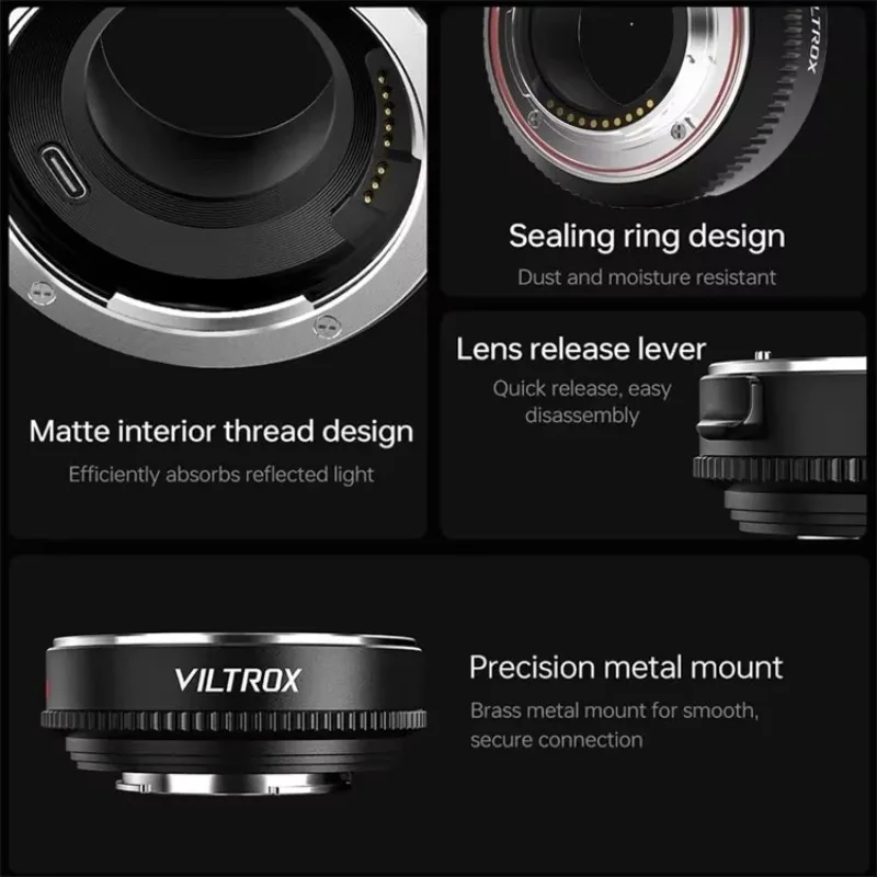 Фото Новый адаптер VILTROX EF-FX1 Pro для объективов Canon EF/EF-S на камеры Fujifilm X-Mount (X-T2, X-T3, X-T20, X-T10) 2026 года №3