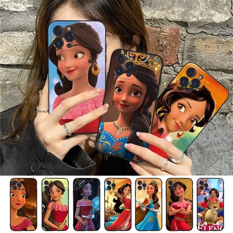 

Disney Elena of Avalor Phone Case Silicone Soft for iphone 14 13 12 11 Pro Mini XS MAX 8 7 6 Plus X XS XR Cover