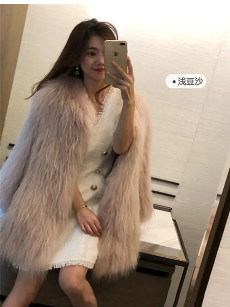 Winter Jacket Women 2022 Fur Coat Women Warm Coats Thicken Faux Fur Coat Korean Fur Jacket Women's Fur Coat Winter Fur for Women
