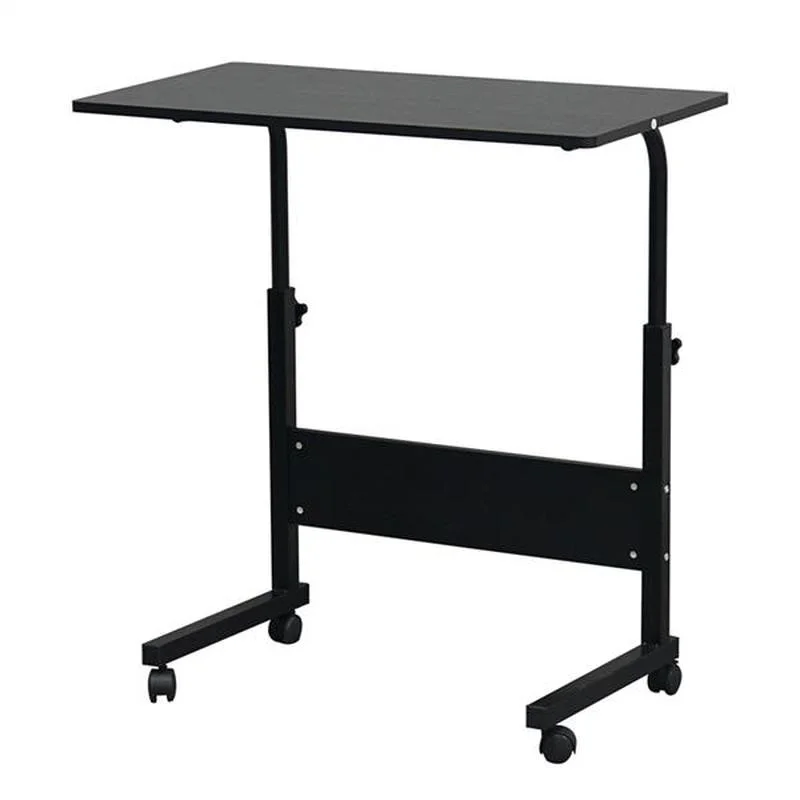 

Removable P2 15MM Chipboard & Steel Side Table Black Computer Desk