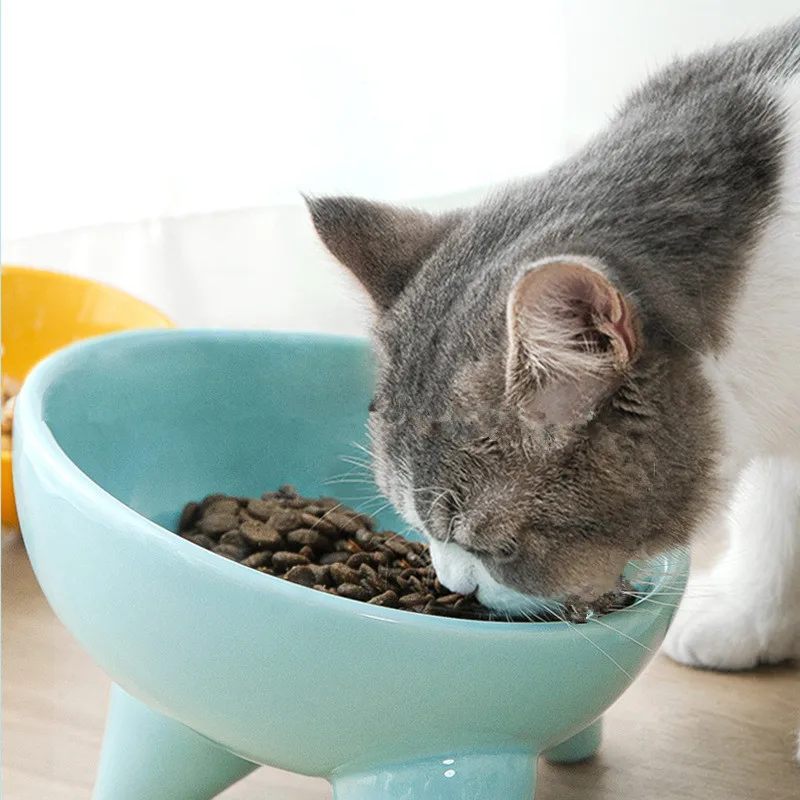 

Керамическая миска для собак и кошек KISSURPET, набор для питья, Защита позвоночника, питьевая вода, товары для домашних животных