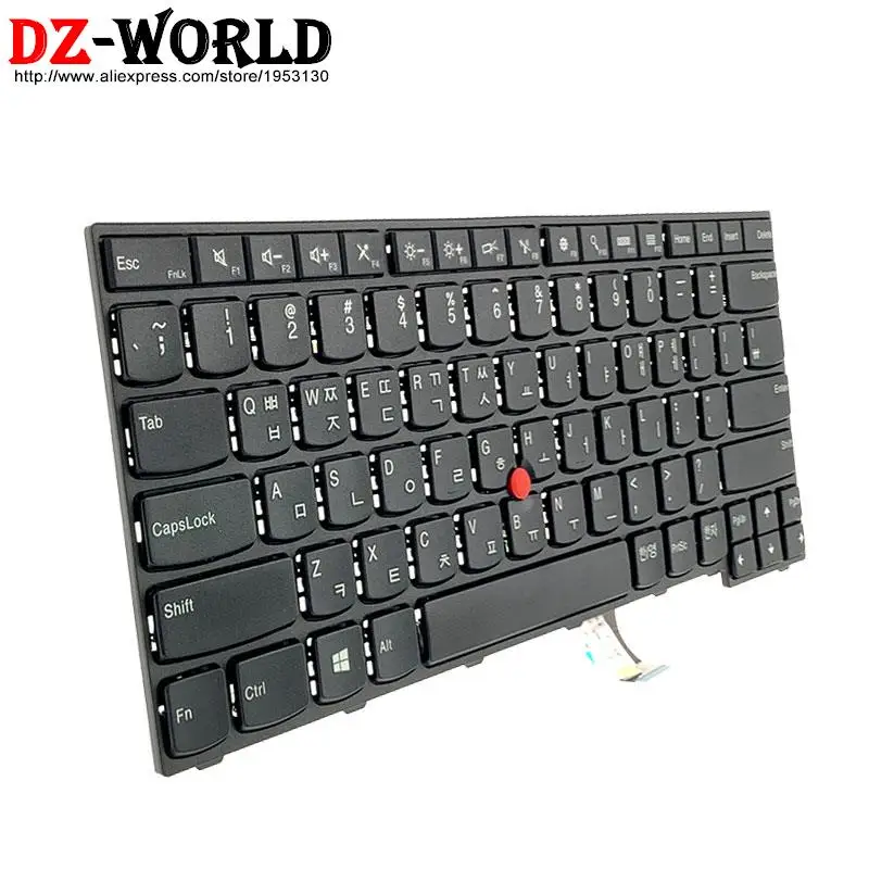 Клавиатура KR Корейская для ноутбука Lenovo Thinkpad E450 E450c E455 E460 E465 E470 E470C E475 04X6133 04X6173 04X6213