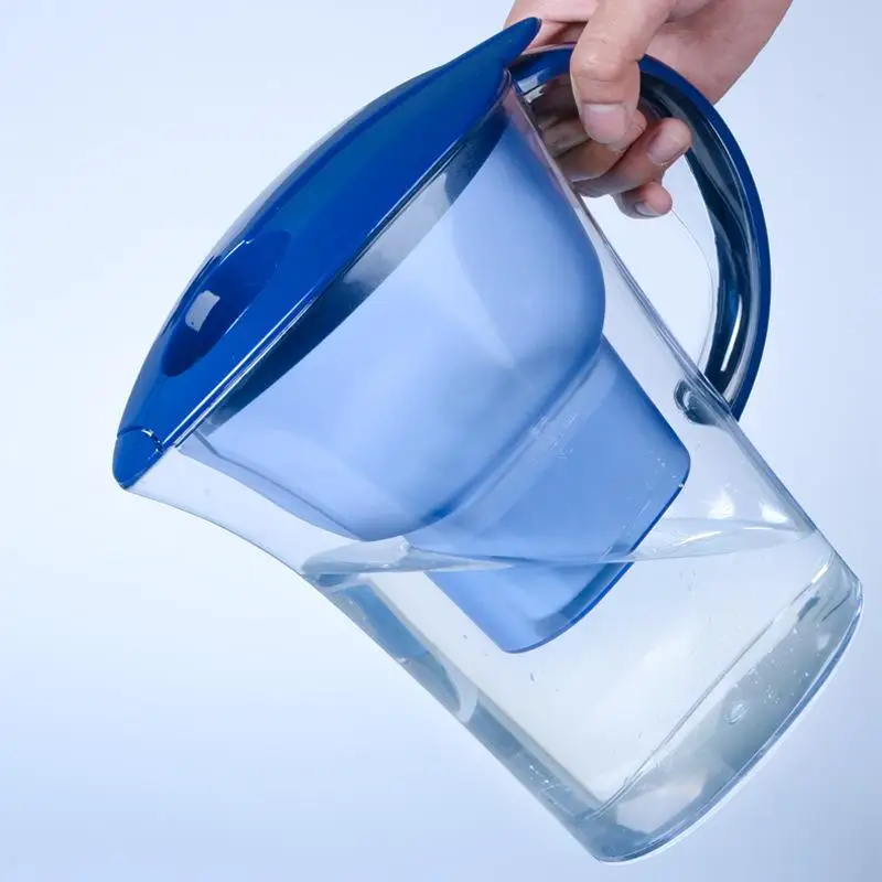 

10 стаканов 2.5л фильтр для воды кувшин 4-ступенчатая система фильтрации, кувшин для воды и картридж
