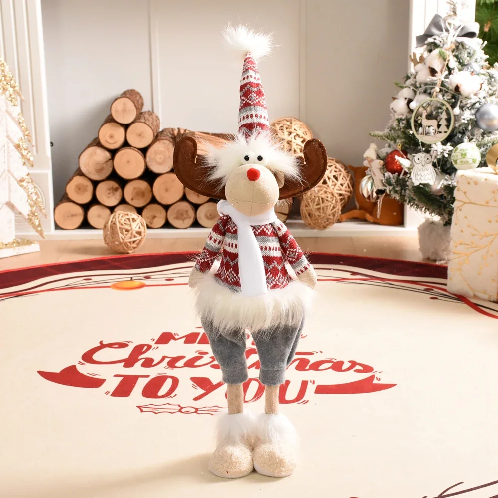 1 шт. светодиодный свет ELK олень Рождественская кукла елка Подвеска Новогоднее