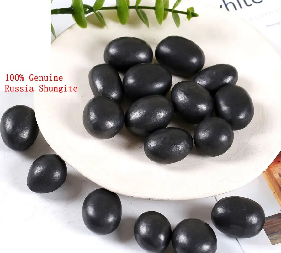 

Оптовая продажа, 2шт полированный SHUNGITE камень, бусины Shungite, энергетический баланс, 20-25 мм