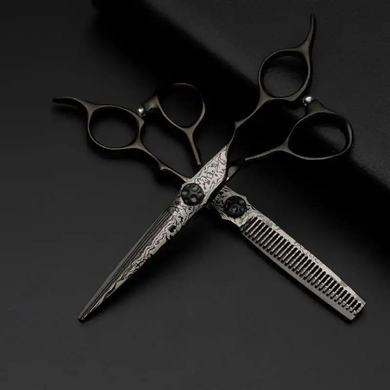 Hairdressing Scissors Flat Scissors Thin And Broken Hair Tooth Scissors