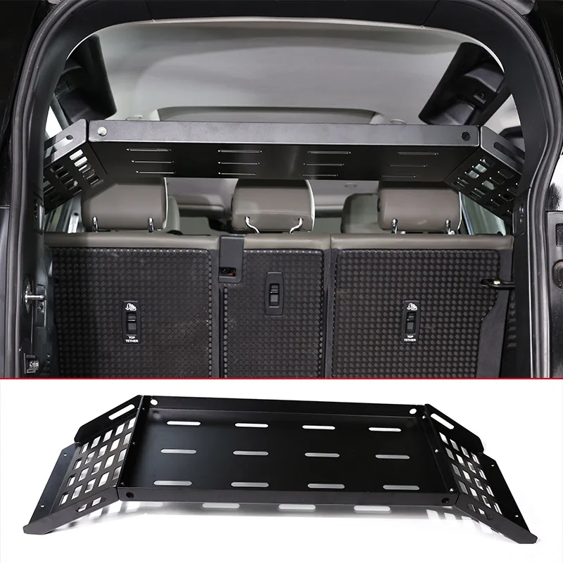

For Land Rover Defender 2020-2022 Aluminum Car Trunk Luggage Storage Shelves Multifunctional Storage Pallet Rack Car Accessories