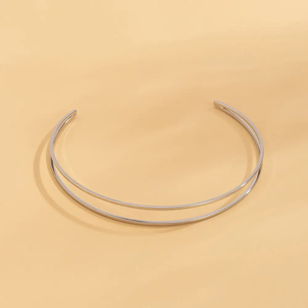 Punk Silver Gold Armlet Adjustable Upper Arm Cuff Minimalist Bangle Armband Bracelet | Bangles