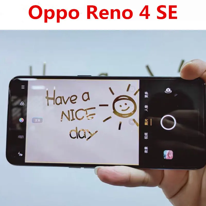 Оригинальное суперзарядное устройство Oppo Reno 4 SE Φ 720 Мп + 10 0 6 43 Mediatek Android &quotAMOLED 60 Гц