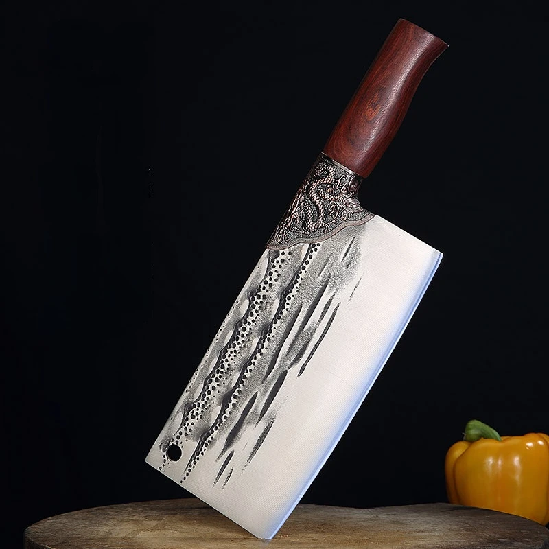 

Ручная ковка ультра-Быстрый кухонный нож Бытовая резка двойного назначения кухонный нож острый нож для нарезания мяса нож для костей ножи