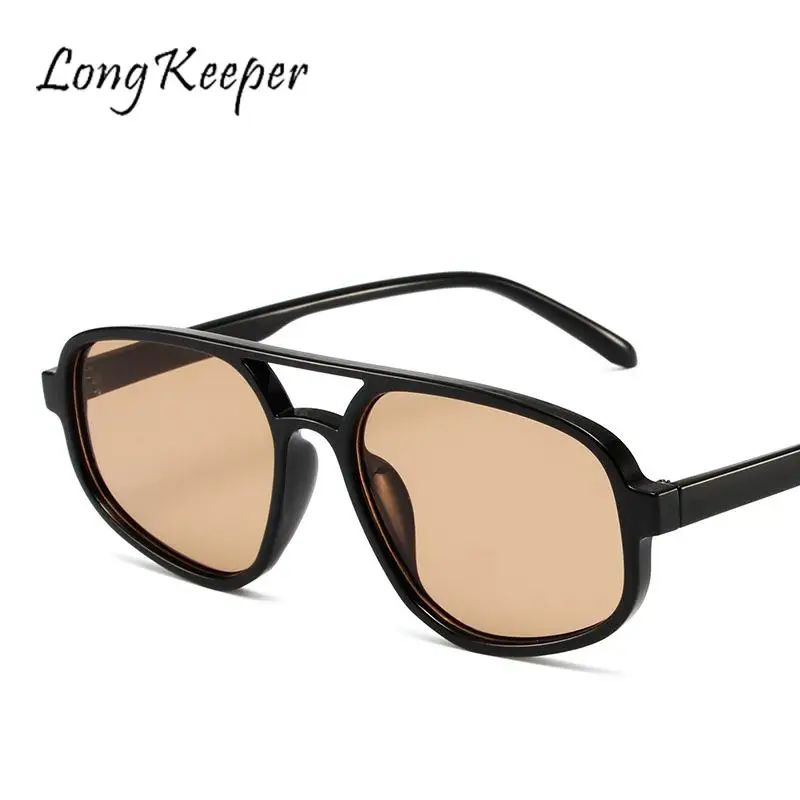 

LongKeeper Big Frame Pilot Sunglasses Men Oval Sun Glasses Women Retro Sun Glasses 2022 Vintage High Quality Gafas Oculos De Sol