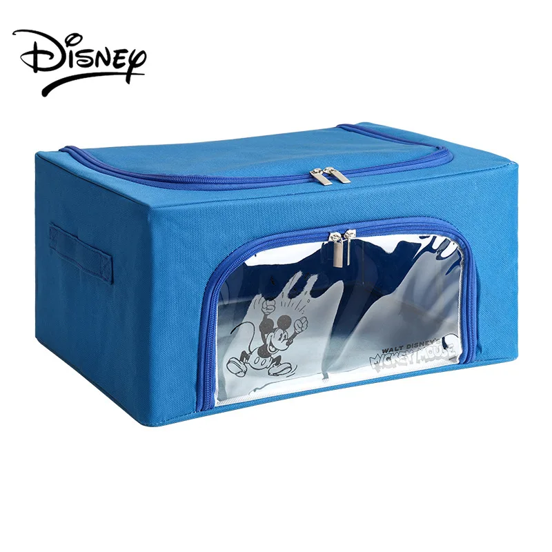 Disney Fabric Storage Box Household Large-capacity Storage Basket Wardrobe Organizer Box Clothing Storage Folding Box Mickey