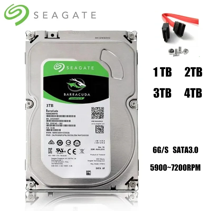 Жесткий диск Seagate Skyhawk для системы видеонаблюдения 500 Гб SATA III 3 5 дюйма