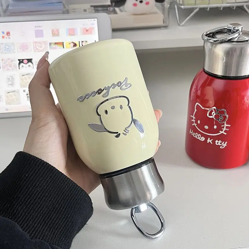 300 мл Sanrioed аниме мультфильм Hello Kittys почтовая чашка Ins Kawaii нержавеющая сталь