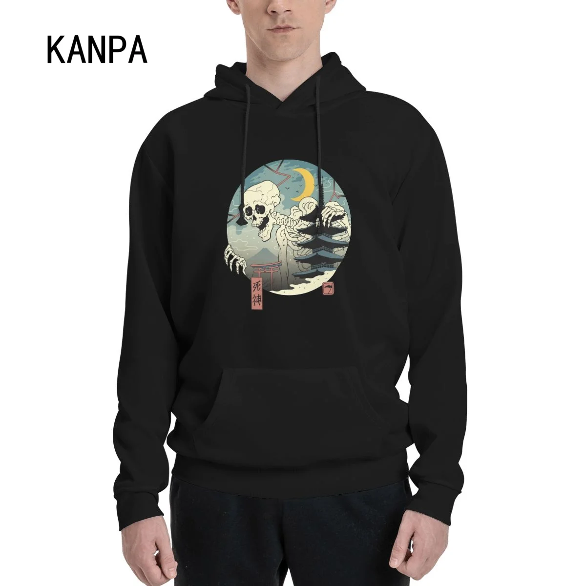

KANPA 2021 New Fashion Men's Hoodies Personality Pattern Print Hoody Men Workout Top Sweatshirts