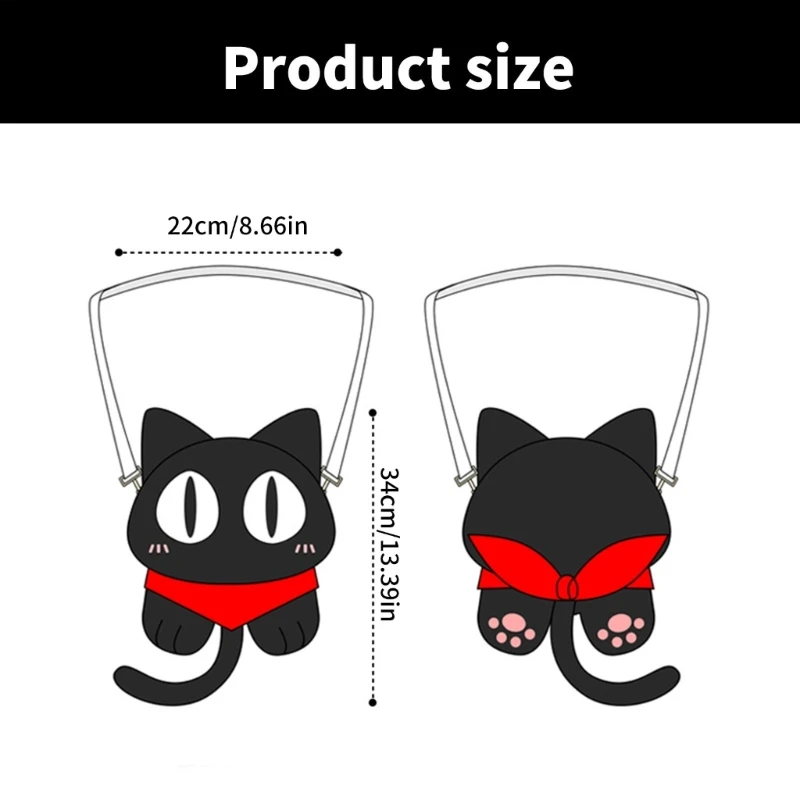 SZL модная плюшевая сумка через плечо с изображением кошек в стиле аниме японский