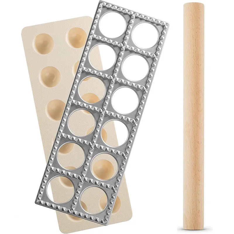 

Набор Для Приготовления Пасты На 12 Порций: Для Равиоли, Пельменей, Мясных Пирогов, Лапши. Простой В Использовании