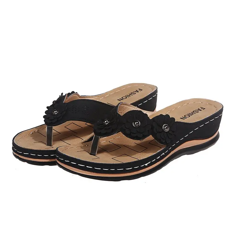 Platform Women Sandals Summer Outdoor Female Sandals Flip Flops Soft Non-slip Women's Slippers Walking Shoes Free Shipping 35-43