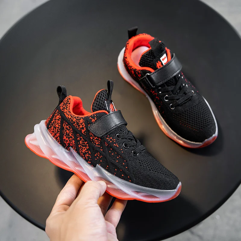 

2022 дышащая детская обувь, сетчатые тапочки, легкая модная Нескользящая повседневная спортивная обувь