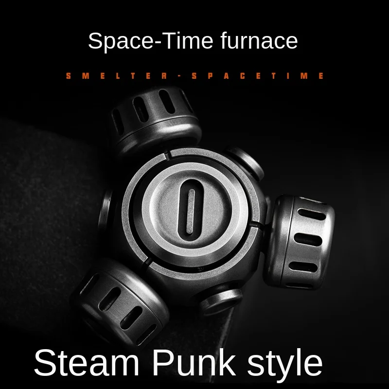 

Плавильная печь для плавления пространства-времени, гироскоп на кончик пальца, металлическое решение для взрослых, игрушка для снижения давления, вращающаяся черная технология EDC